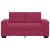 Sofa dwuosobowa, wino czerwone, 120 cm, aksamit