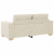 Sofa dwuosobowa obity lnem, 140 cm