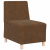 Sofa Fotel Brązowy 55 cm Skóra syntetyczna zamszowa