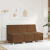 Sofa Fotel Brązowy 55 cm Skóra syntetyczna zamszowa