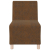 Sofa Fotel Brązowy 55 cm Skóra syntetyczna zamszowa