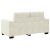Sofa dwuosobowa, kremowa, 120 cm, aksamit
