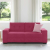 Sofa dwuosobowa, wino czerwone, 140 cm, aksamit
