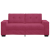 Sofa dwuosobowa, wino czerwone, 140 cm, aksamit