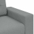 Sofa dwuosobowa, jasnoszara, 120 cm, tkanina