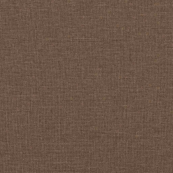 Sofa dwuosobowa, brązowa, 140 cm, tkanina