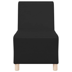 Sofa Fotel Czarny 55 cm Skóra ekologiczna