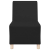 Sofa Fotel Czarny 55 cm Skóra ekologiczna