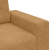 Sofa dwuosobowa brązowa 120 cm aksamitna