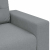 Sofa dwuosobowa, jasnoszara, 140 cm, tkanina