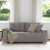 Sofa dwuosobowa, taupe, 140 cm, tkanina