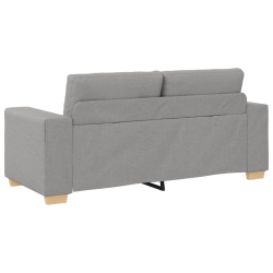 Sofa dwuosobowa, szara chmurowy, 140 cm, tkanina