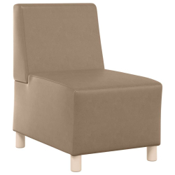 Sofa Fotel Cappuccino 55 cm Skóra ekologiczna