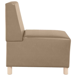 Sofa Fotel Cappuccino 55 cm Skóra ekologiczna