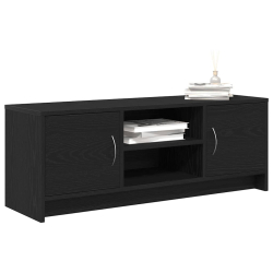 Szafka pod TV, czarny dąb 102x30x37,5cm materiał drewnopochodny