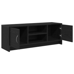 Szafka pod TV, czarny dąb 102x30x37,5cm materiał drewnopochodny