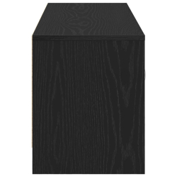 Szafka pod TV, czarny dąb 102x30x37,5cm materiał drewnopochodny