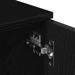 Szafka pod TV, czarny dąb 102x30x37,5cm materiał drewnopochodny