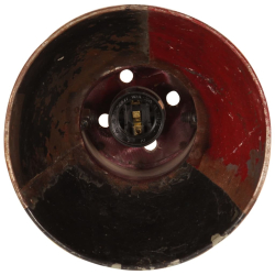 Lampa ścienna w industrialnym stylu, kolorowa, okrągła, E27