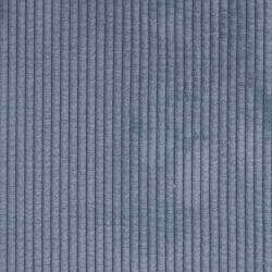 Sofa Fotel Niebieski 55 cm Tkanina Corduroy