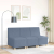 Sofa Fotel Niebieski 55 cm Tkanina Corduroy