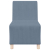 Sofa Fotel Niebieski 55 cm Tkanina Corduroy