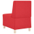 Sofa Fotel Czerwony 55 cm Skóra ekologiczna
