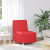 Sofa Fotel Czerwony 55 cm Skóra ekologiczna