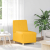 Sofa Fotel Jasnożółty 55 cm Tkanina Kordowa