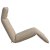 Leżak składany Taupe 175x54x8,5 cm Oxford Fabric