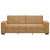Sofa 3-osobowa, brązowa, 180 cm, tapicerowana aksamitem