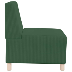Sofa Fotel Jungle Green 55 cm Tkanina Corduroy