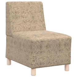 Sofa Fotel Jasnoszary 55 cm Skóra syntetyczna zamszowa