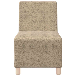 Sofa Fotel Jasnoszary 55 cm Skóra syntetyczna zamszowa