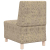 Sofa Fotel Jasnoszary 55 cm Skóra syntetyczna zamszowa