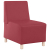 Sofa Fotel Wino Czerwone 55 cm Skóra ekologiczna