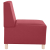 Sofa Fotel Wino Czerwone 55 cm Skóra ekologiczna