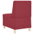 Sofa Fotel Wino Czerwone 55 cm Skóra ekologiczna