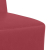 Sofa Fotel Wino Czerwone 55 cm Skóra ekologiczna