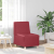 Sofa Fotel Wino Czerwone 55 cm Skóra ekologiczna