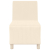 Sofa Fotel Kremowy 55 cm Tkanina Kordowa