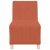 Sofa Fotel Czerwony Pomarańczowy 55 cm Tkanina Kordowa