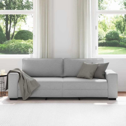 Sofa 3-osobowa, szara chmurowy, 180 cm, tkaniną