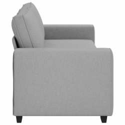 Sofa 3-osobowa, szara chmurowy, 180 cm, tkaniną