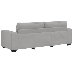 Sofa 3-osobowa, szara chmurowy, 180 cm, tkaniną