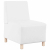 Sofa Fotel Biały 55 cm Skóra ekologiczna
