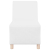 Sofa Fotel Biały 55 cm Skóra ekologiczna