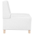 Sofa Fotel Biały 55 cm Skóra ekologiczna