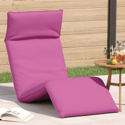 Leżak składany różowy 175x54x8,5 cm Oxford Fabric