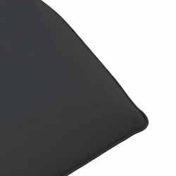 Leżak składany czarny 175x54x8,5 cm Oxford Fabric